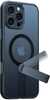 Telefoniümbris Torras Pstand Spin Case, Apple iPhone 16 Pro, must