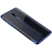 Telefoniümbris Clear Color Gel TPU Electroplating frame, Xiaomi Redmi 8A, sinine