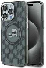 Telefoniümbris Karl Lagerfeld IML Monogram KLHMP15XHMCKMHK, Apple iPhone 15 Pro Max, must