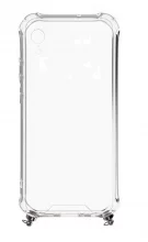 Evelatus ümbris nööriga, Apple iPhone XR, roheline läbipaistev