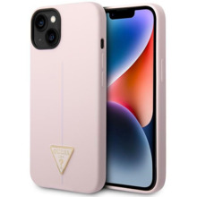 Telefoniümbris Guess Silicone Triangle GUHCP14MSLTGU, Apple iPhone 14 Plus, lilla
