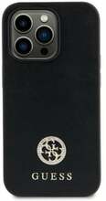 Telefoniümbris Guess Strass Metal Logo GUHCP15MPS4DGPK, Apple iPhone 15 Plus, must