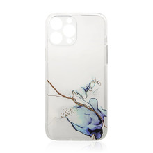 Telefoniümbris Hurtel Gel Marble, Apple iPhone 12 Pro Max, sinine