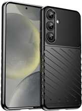 Telefoniümbris Hurtel Thunder Case, Samsung Galaxy S25 Plus, must
