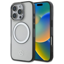 Telefoniümbris Mercedes MEHMP16L23HUOKC Printed MagSafe, Apple iPhone 16 Pro, läbipaistev