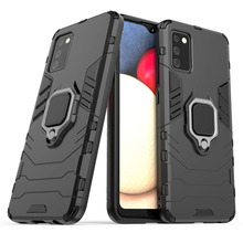 Telefoniümbris Ring Armor tough hybrid magnetiga, Hurtel, Samsung Galaxy A03s (166.5), must