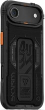 Telefoniümbris Skinarma Phantom, Apple iPhone 17 Air, Magnetic Charging + Grip Stand, must