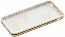 Tellur silikoonümbris Apple iPhone 7 Butterfly, kuldne