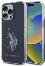 Telefoniümbris US Polo USHCP15XTPUHRBV, Apple iPhone 15 Pro Max 6,7, sinine Shiny Big Logo