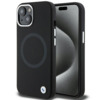 Telefoniümbris BMW Signature Liquid Silicone BMHMP15MSILBK2, Apple iPhone 15 Plus, must