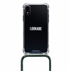 Telefoniümbris Lookabe Necklace loo014, Apple iPhone Xr, kuldne/roheline