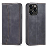 Telefoniümbris Magnet Fancy Case, Apple iPhone 14 Plus, flip cover, rahakott, must