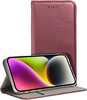SMART MAGNETO Book ümbris, Xiaomi Redmi Note 13 Pro 4G, burgundia