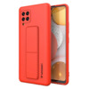 Wozinsky Kickstand silikoonümbris alusega, Samsung Galaxy A42 5G, punane