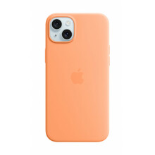Telefoniümbris Apple Silicone Case with MagSafe MT173ZM/A, Apple iPhone 15 Plus, orange sorbet