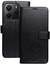 Greengo MEZZO Book ümbris, Xiaomi Redmi Note 14 4G, teddy bear, must