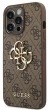 Telefoniümbris Guess GUHCP14L4GMGBR 4G Big Metal Logo, Apple iPhone 14 Pro, pruun