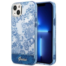 Telefoniümbris Guess GUHCP14MHGPLHB Porcelain Collection, Apple iPhone 14 Plus, sinine