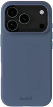 Holdit Soft Touch silikoonümbris, Apple iPhone 16 Pro Max, Pacific sinine