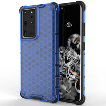 Telefoniümbris Honeycomb armored, Samsung Galaxy S22 Ultra, sinine