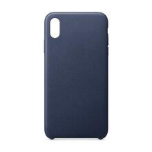 Hurtel ECO Leather ümbris, Apple iPhone 12 Pro Max, tumesinine
