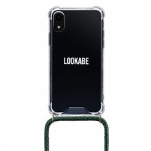 Telefoniümbris Lookabe Necklace loo014, Apple iPhone Xr, kuldne/roheline