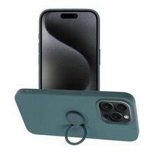 Telefoniümbris OEM Silicone Ring Case, Apple iPhone 15 Pro Max, roheline