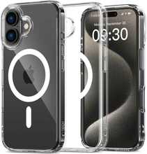 Telefoniümbris Tech-Protect FlexAir Hybrid MagSafe, Apple iPhone 16 Plus, läbipaistev