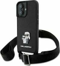 Telefoniümbris Karl Lagerfeld KLHCP16SSAKCPBK, Apple iPhone 16, must