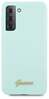 Telefoniümbris Guess GUHCS21MLSLMGLB Silicone Metal Logo Script Cover, Samsung Galaxy S21+, sinine