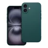 OEM matt ümbris, Apple iPhone 16 Plus, tumeroheline