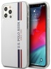 Telefoniümbris US Polo Assn USHCP12LPCUSSWH Tricolor Collection, Apple iPhone 12 Pro Max, valge