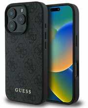 Telefoniümbris Guess 4G Classic, Apple iPhone 16 Pro Max, must