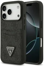Guess 4G Double Card Triangle ümbris, iPhone 17 Pro/18 Pro, must