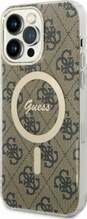 Telefoniümbris Guess 4G MagSafe GUHMP14XH4STW, Apple iPhone 14 Pro Max, pruun