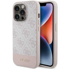 Telefoniümbris Guess 4G Stripe Collection GUHCP15LG4GLPI, Apple iPhone 15 Pro, roosa
