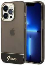 Telefoniümbris Guess GUHCP14LHGCOK PC/TPU Camera Outline Translucent Case, iPhone 14 Pro, must