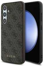 Telefoniümbris Guess GUHCS24FEG4GFBR 4G Metal Gold Logo, Samsung Galaxy S24 FE S721, pruun