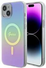 Telefoniümbris Guess IML Iridescent MagSafe GUHMP15SHITSU, Apple iPhone 15, lilla