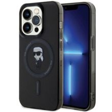 Telefoniümbris Karl Lagerfeld IML Ikonik MagSafe KLHMP14XHFCKNOK, Apple iPhone 14 Pro Max, must