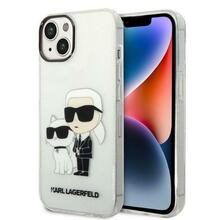 Karl Lagerfeld KLHCP14MHNKCTGT Glitter Karl&Choupette ümbris, Apple iPhone 14 Plus, läbipaistev
