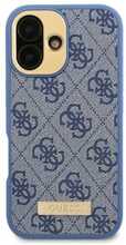 Telefoniümbris Guess 4G Logo Plate MagSafe, Apple iPhone 16 Pro, sinine
