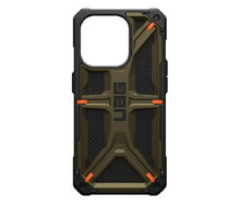 Telefoniümbris Urban Armor Gear UAG Monarch, Apple iPhone 15 Pro, roheline, kevlar