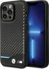 Telefoniümbris BMW Leather Carbon BMHCP13L22NBCK, Apple iPhone 13 Pro, must