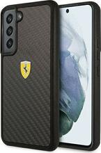 Telefoniümbris Ferrari On Track Real Carbon FEHCS22SFCAK, Samsung Galaxy S22, must