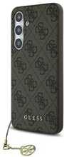 Telefoniümbris Guess GUHCS24FEGF4GBR 4G Charms Collection, Samsung Galaxy S24 FE S721, pruun