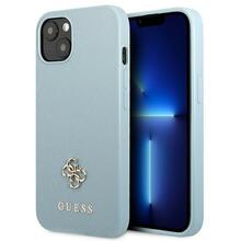 Telefoniümbris Guess Saffiano 4G Small Metal Logo GUHCP13MPS4MB, Apple iPhone 13, sinine