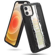 Telefoni kest Ringke Fusion X Design Routine XDAP0020, Apple iPhone 12 mini, must