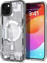 Telefoniümbris Spigen Ultra Hybrid Mag ACS07035, Apple iPhone 15 Plus, Zero One White, ábipaistev