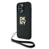 Telefoniümbris DKNY Hardcase Wrist Strap Stock Logo DKHCP14XPBSWSK, Apple iPhone 14 Pro Max, must